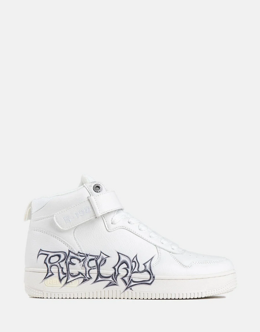 REPLAY EPIC M GRAFFITI HI TOP - WHITE