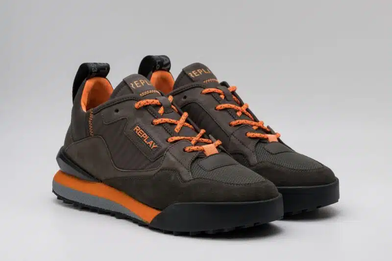 REPLAY FIELD MASTER - GREY/ORANGE