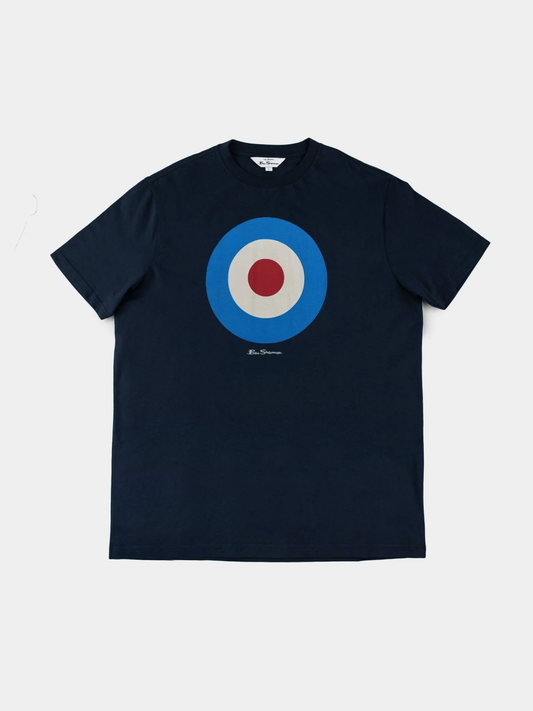 BEN SHERMAN TARGET TEE - NAVY