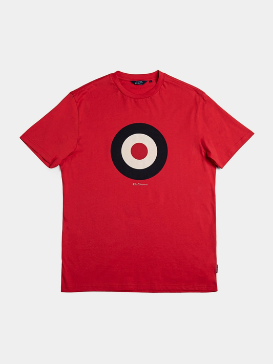 BEN SHERMAN TARGET TEE - RED