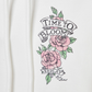 REPLAY TIME TO BLOOM SWEATSHIRT - WHITE