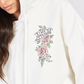 REPLAY TIME TO BLOOM SWEATSHIRT - WHITE